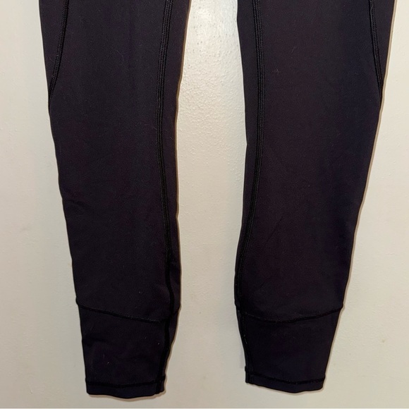 Lululemon Crop Capris Black Leggings Women’s Size 4 - Picture 8 of 9